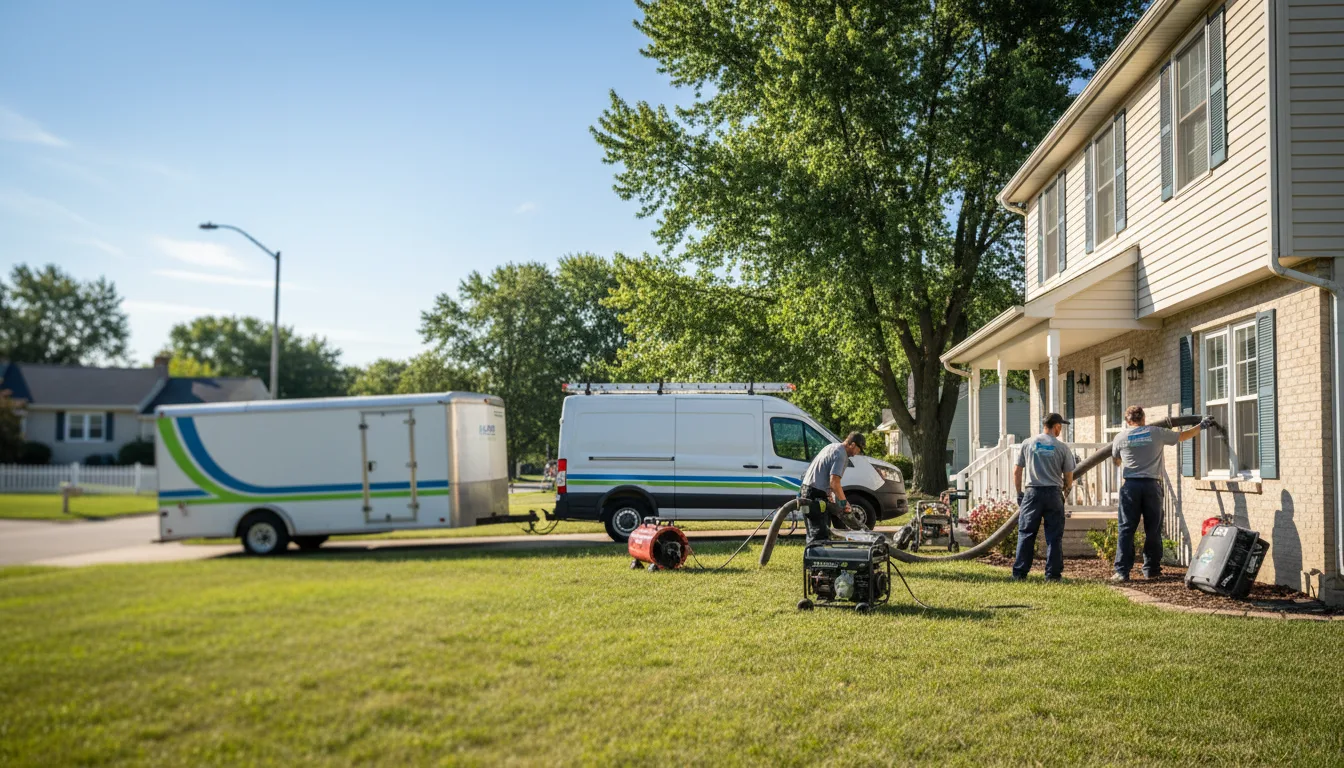 Flooded Basement Restoration And Cleanup With Repair in Glidden, IA near me